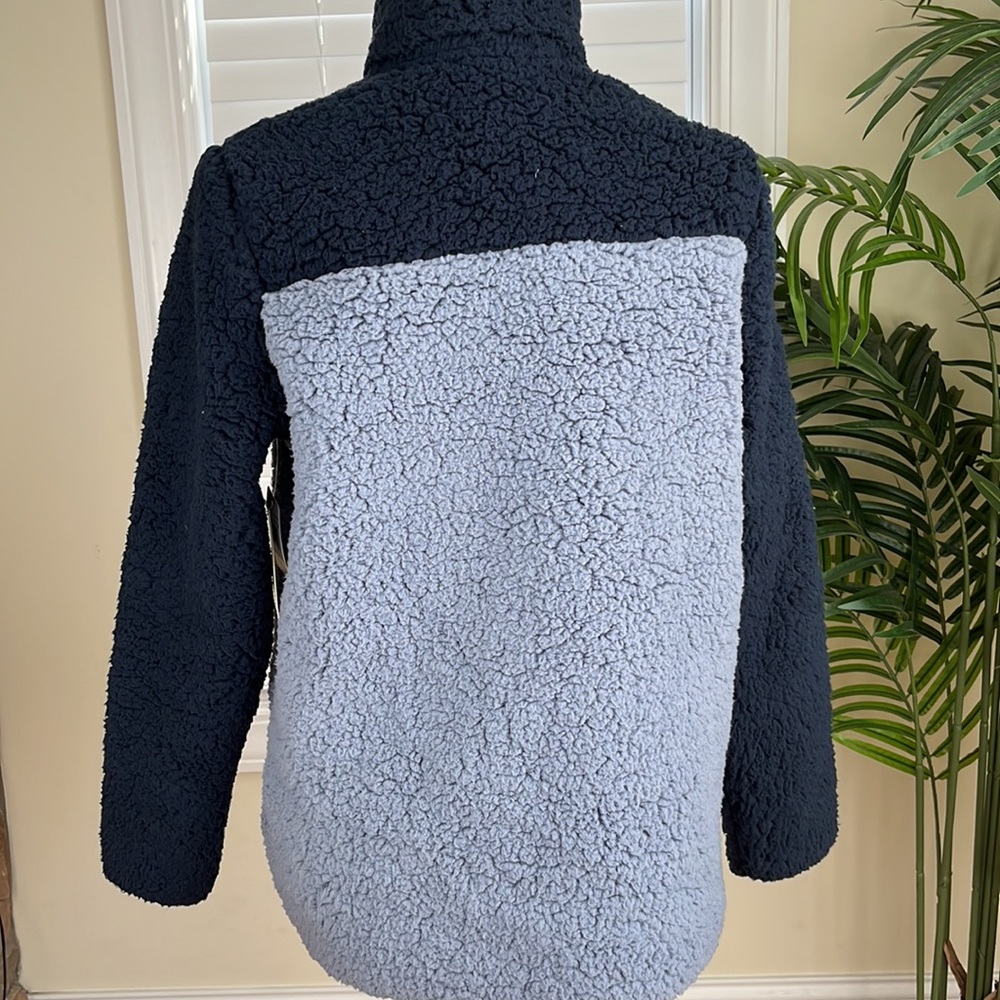 32 Degrees Sherpa Mock Neck Sweatshirt - Picture 4 of 4